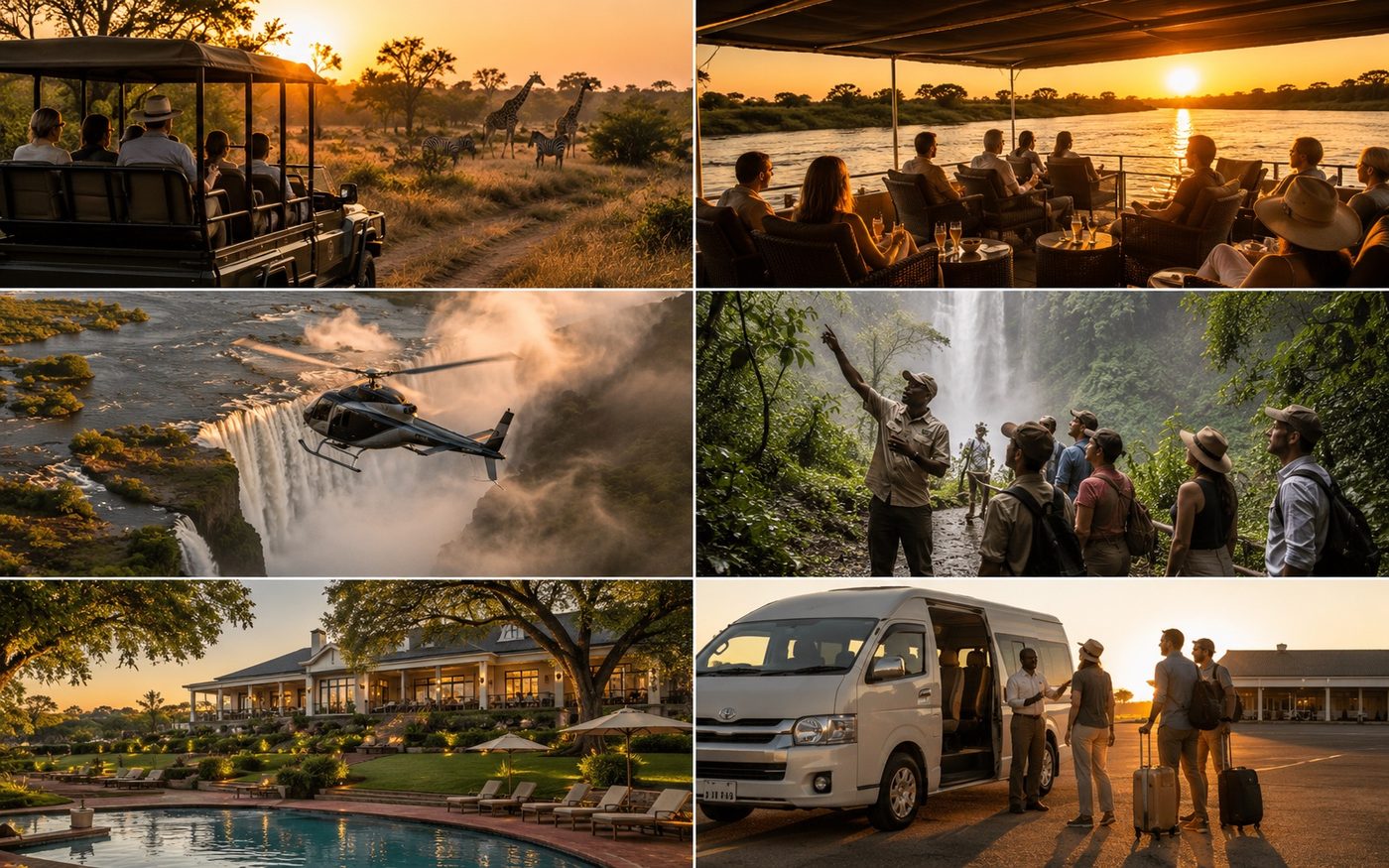 Victoria Falls Safaris SAMPLE demo homepage